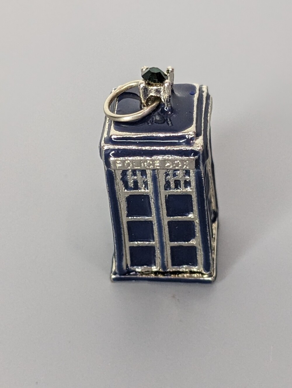Doctor Who Blue Tardis Pendant Enamel Police Box Charm Sci Fi Fan Jewelry Y2K